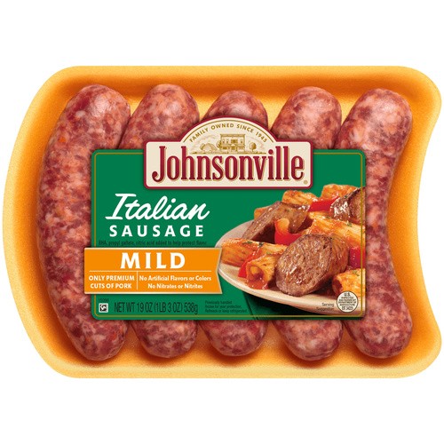 JOHNSONVILLE SAUSAGE MILD ITALIAN 19 OZ
