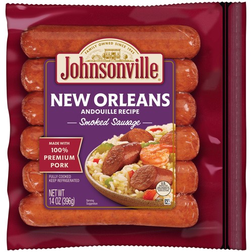 JOHNSONVILLE NEW ORLEAN SMOKED SAUSA 14 OZ