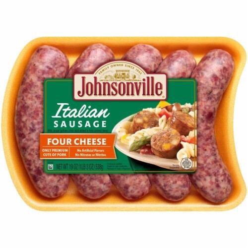 JOHNSONVILLE SAUSAGE 4CHEESE ITALIAN 19 OZ
