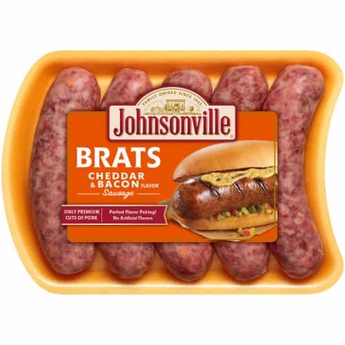 JOHNSONVILLE BRATS CHEDDAR BACON 19 OZ