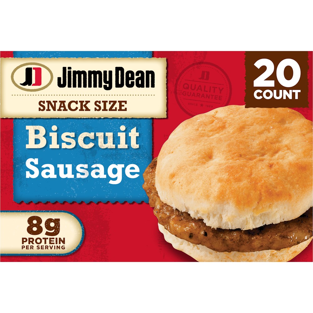 JIMMY DEAN SNACK SAUSAGE BISCUITS        1 OZ