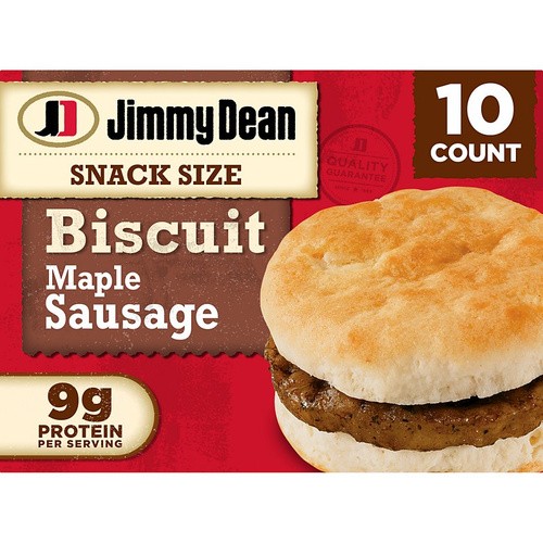 JIMMY DEAN SNACK MAPLE SAUSAGE BISC 17 OZ
