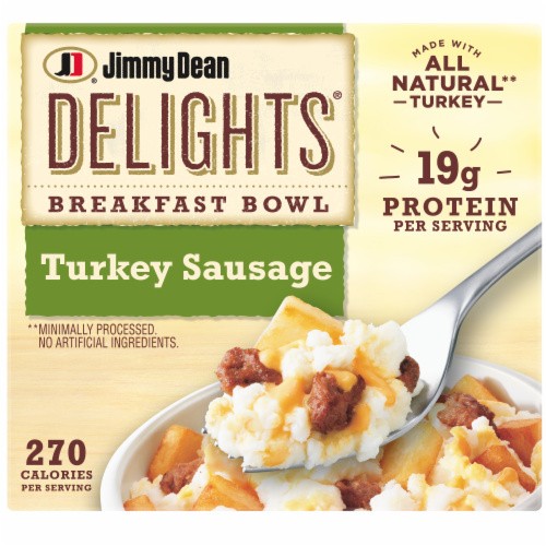JIMMY DEAN BREAKFAST BOWL TURKEY SAU 7 OZ