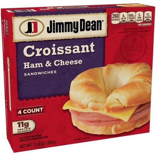 JIMMY DEAN HAM & CHEESE CROISSANT 13.6 OZ
