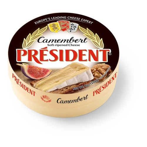 PRESIDENT CAMEMBERT S R CHEESE           8 OZ