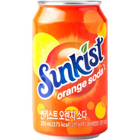 SUNKIST ORANGE DRINK CAN 355 ML