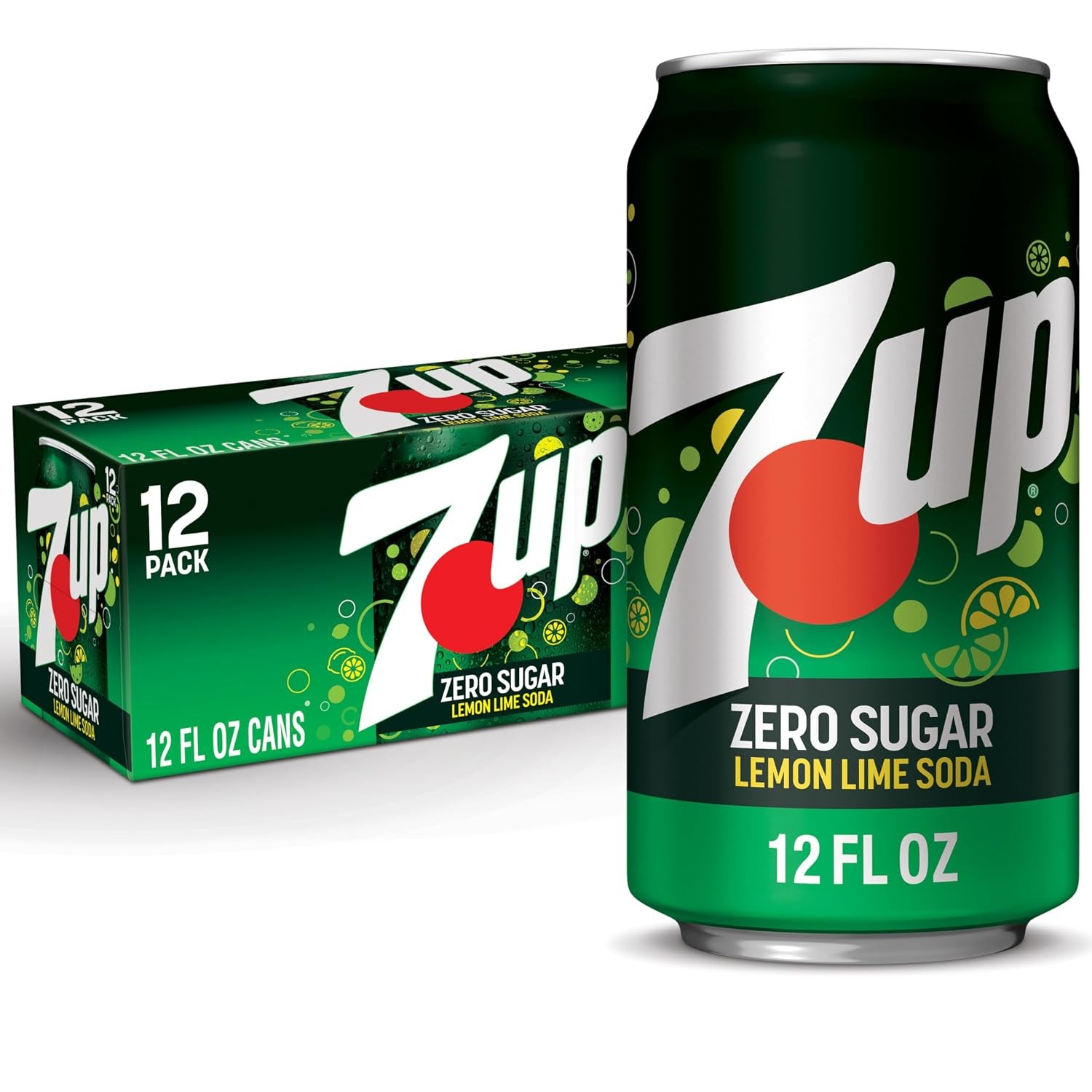 7UP ZERO SUGAR 12PK 12OZ CANS 144 OZ