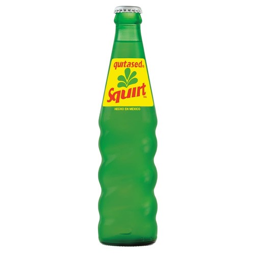 SQUIRT MEXICO GLASS BOTTLE 12 OZ