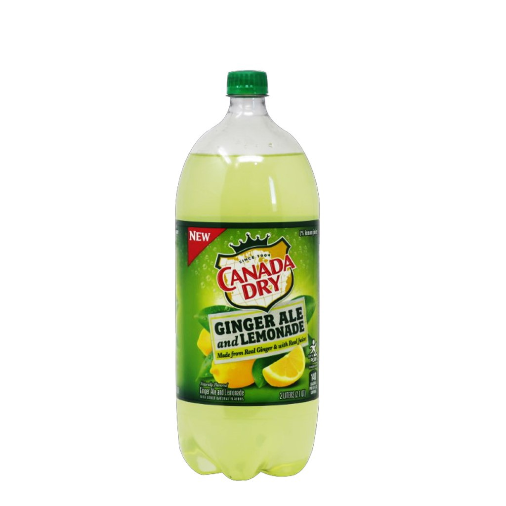 Canada Dry Ginger Ale And Lemonade 2 LTR