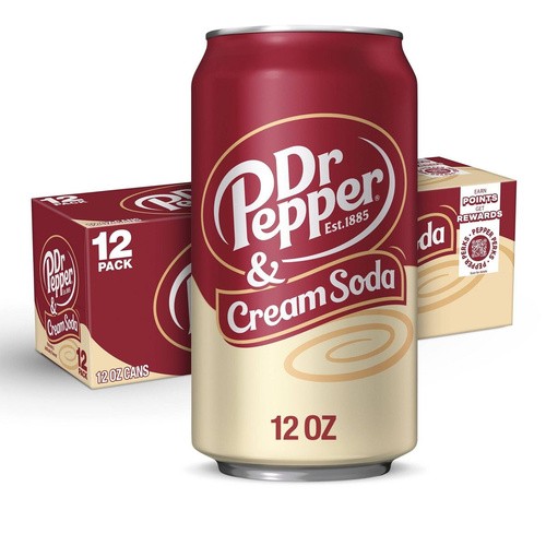 DR. PEPPER CREAM SODA 12 PACK