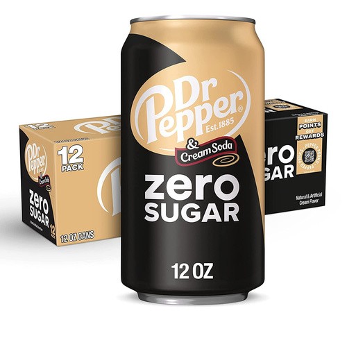 DR PEPPER CREAM SODA ZERO SUGAR 12PK 12 PACK