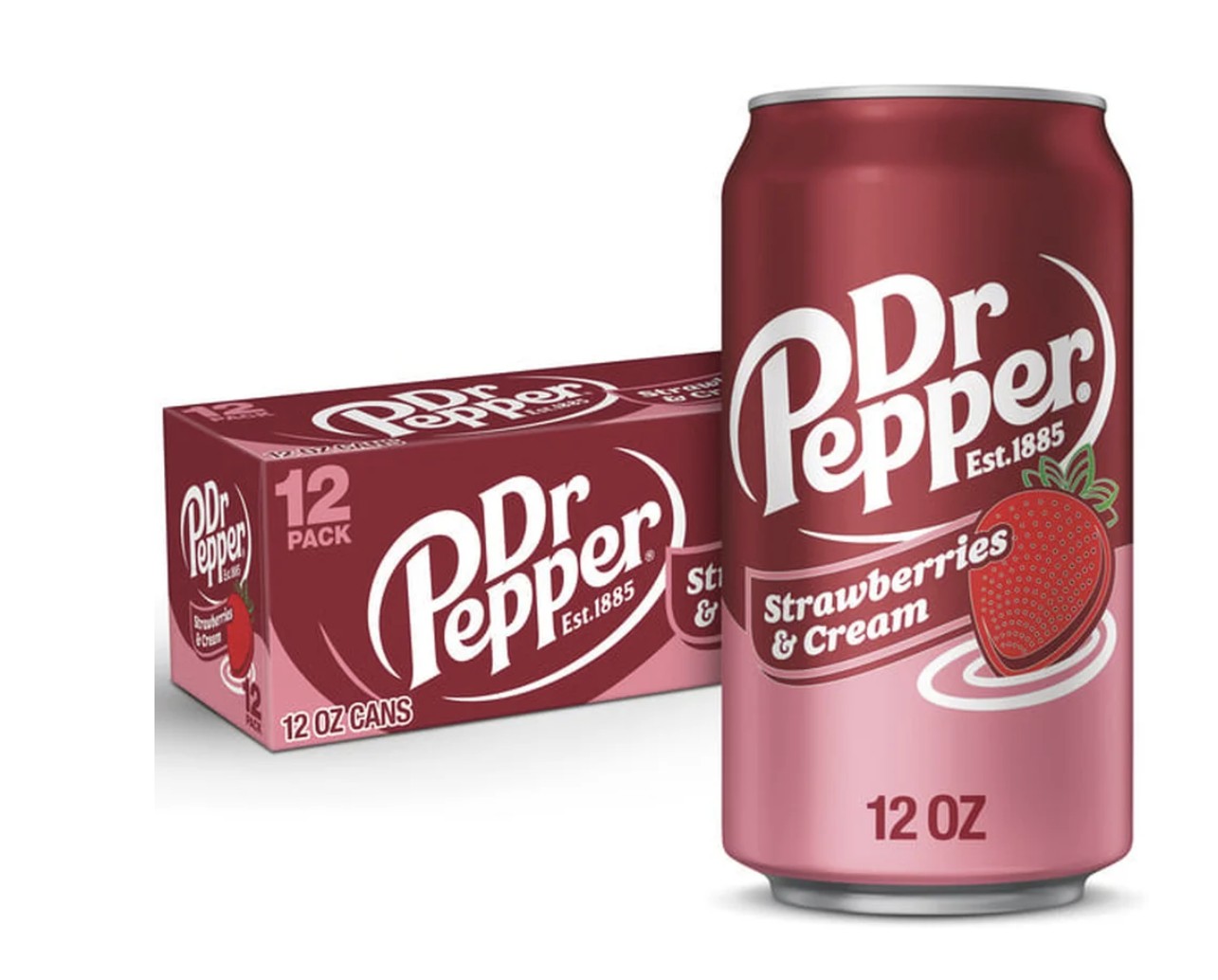 DR PEPPER STRAWBERRIES&CREAM 12PK        144 OZ
