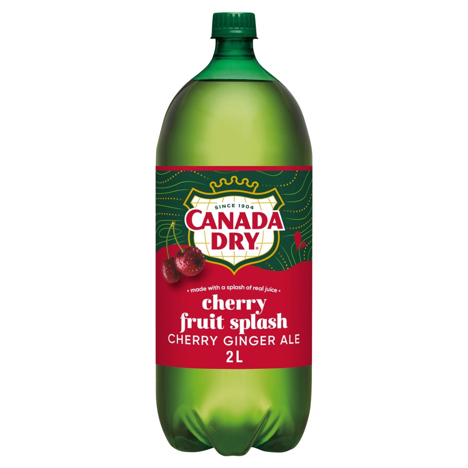 Canada Dry Fruit Splash Cherry Ginger Ale 2 Ltr