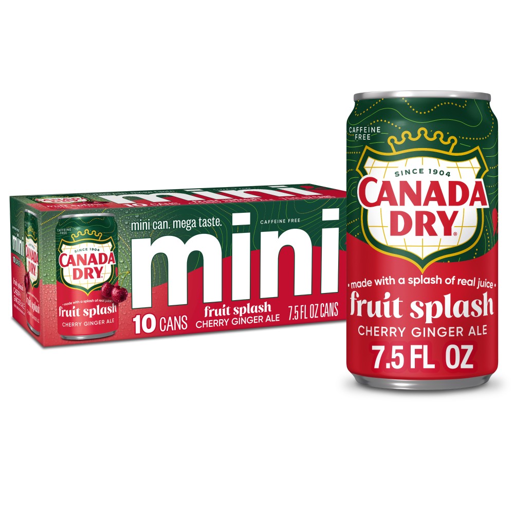 MINI CANADA DRY FRUIT SPLASH             75 OZ