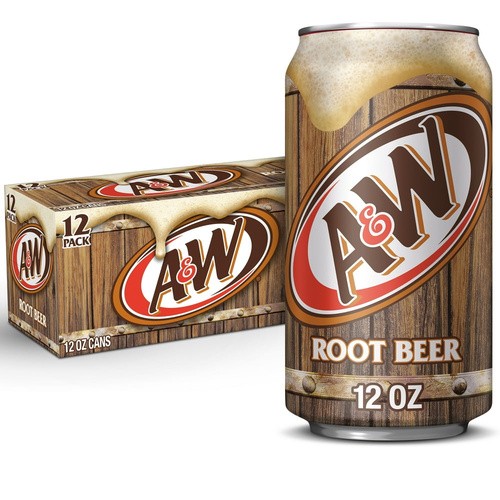 A&W ROOT BEER 12PK 12OZ CANS             12 OZ