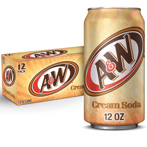 A&W CREAM SODA 12PK 12OZ CANS            12 OZ
