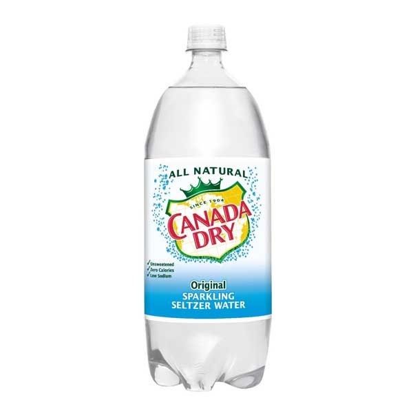 Canada Dry All Natural Sparkling Original Seltzer Water 2 LTR