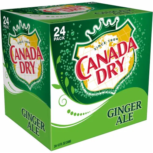 CANADA DRY GINGER ALE 12 12oz. Cans      288 OZ