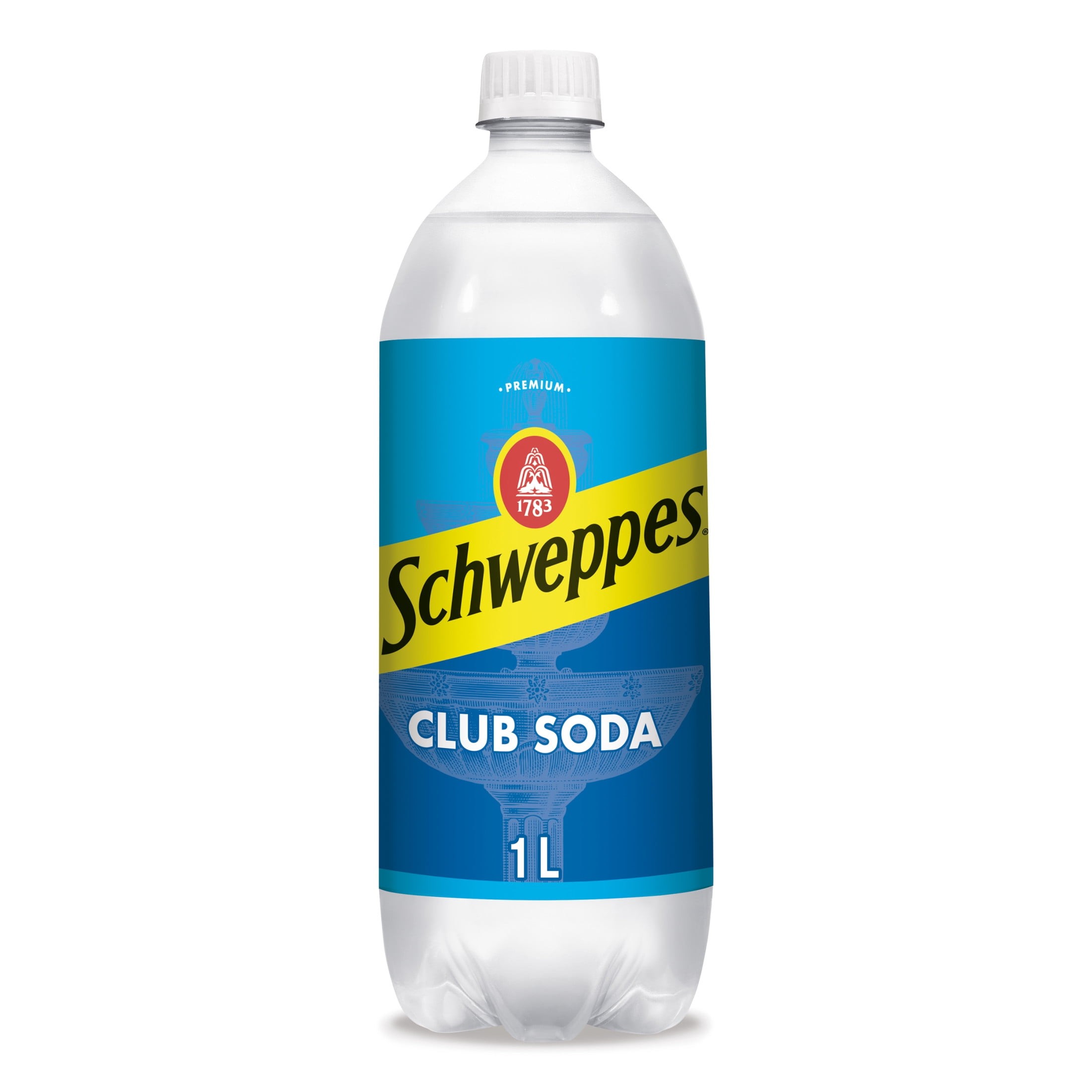 Schweppes Club Soda Bottle 1 Ltr