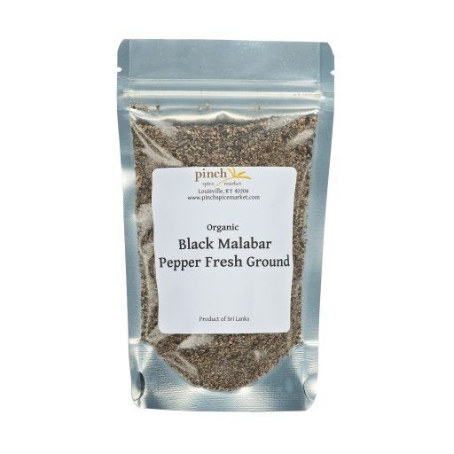 MALABAR GROUND BLACK PEPPER 0.25 Lbs