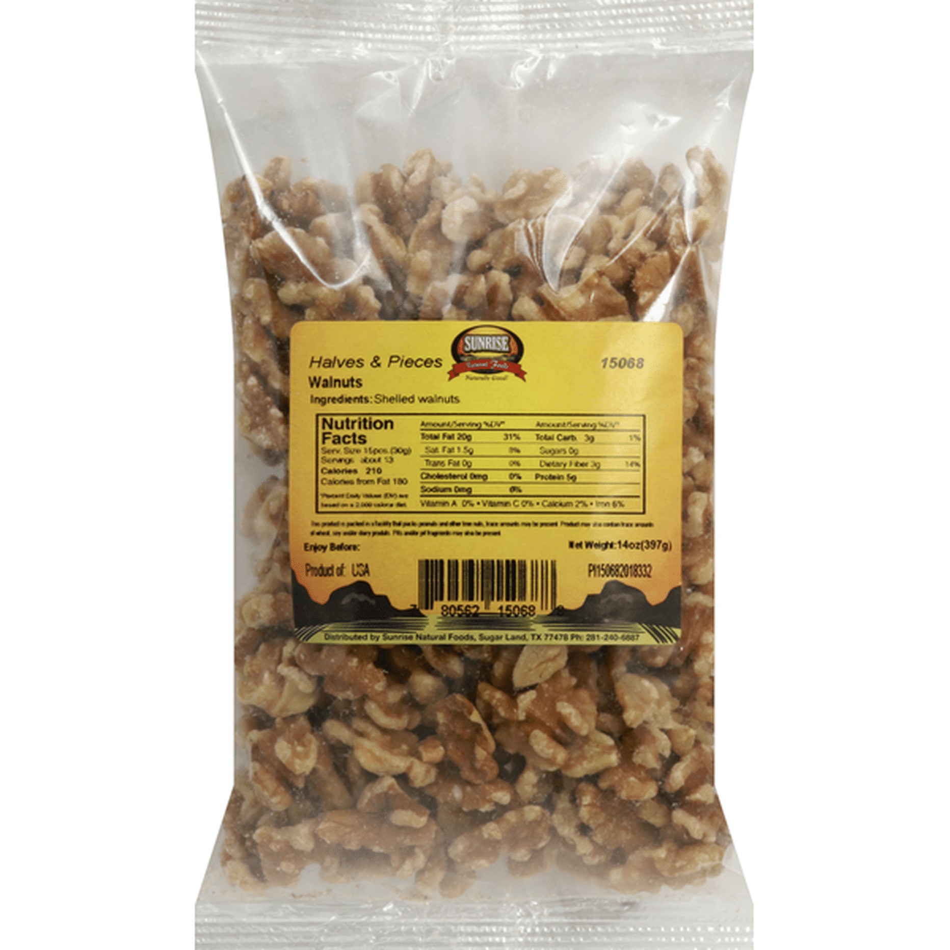 SR Walnuts Pieces 14 OZ