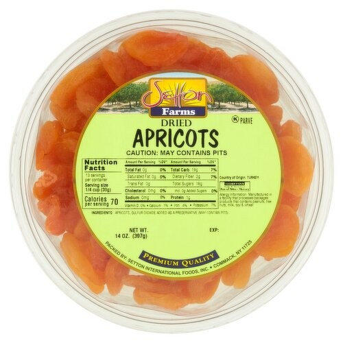 Sunrise Natural Apricots 14 OZ