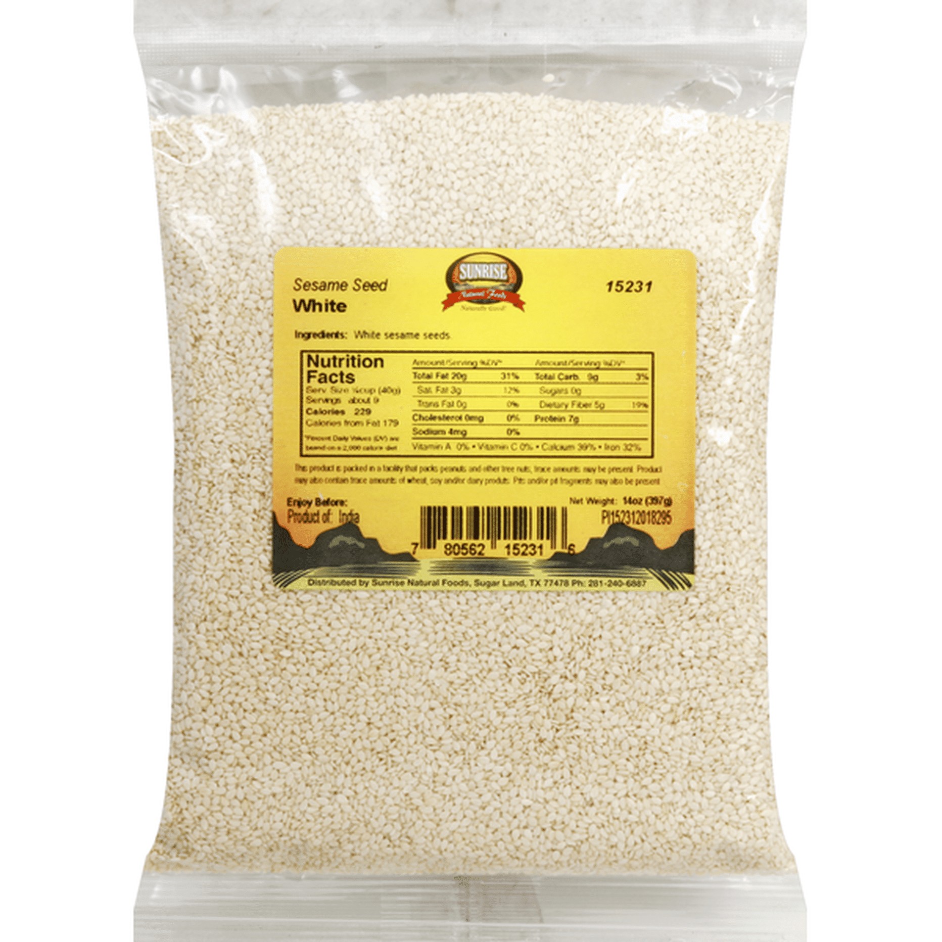 SR Sesame Seeds Nat 14 OZ