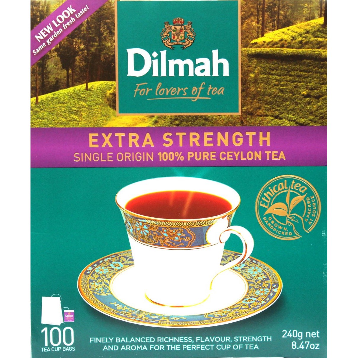 Dilmah Tea Extra Strength 100 COUNT