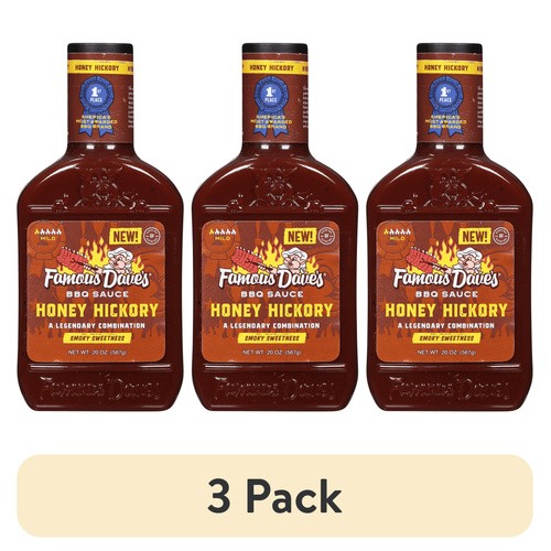 FAMOUS DAVES BBQ HONEY HCKORY            20 OZ