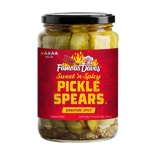 FAMOUS DAVES SPICY SPEARS                24 OZ