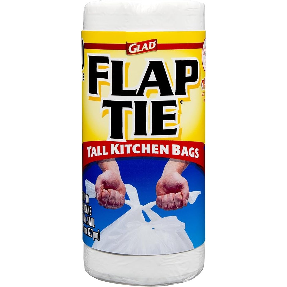 Tall Kitchen Bags 13 Gallons 40 Bags & Ties 40 BAG