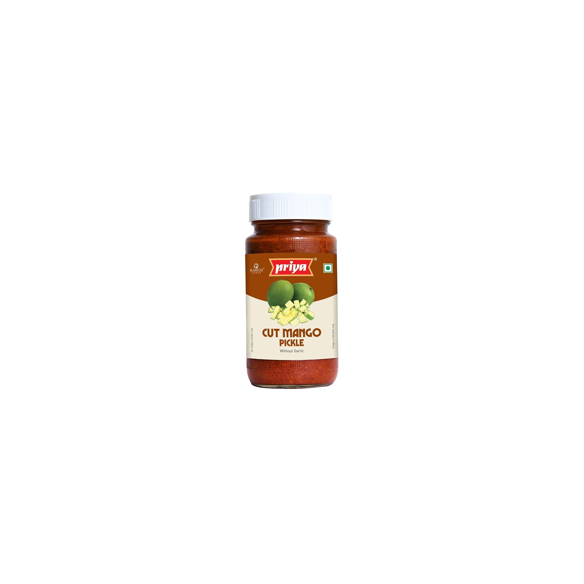 PRIYA CUT MANGO PICKLE WITHOUT GARLIC 300 GM