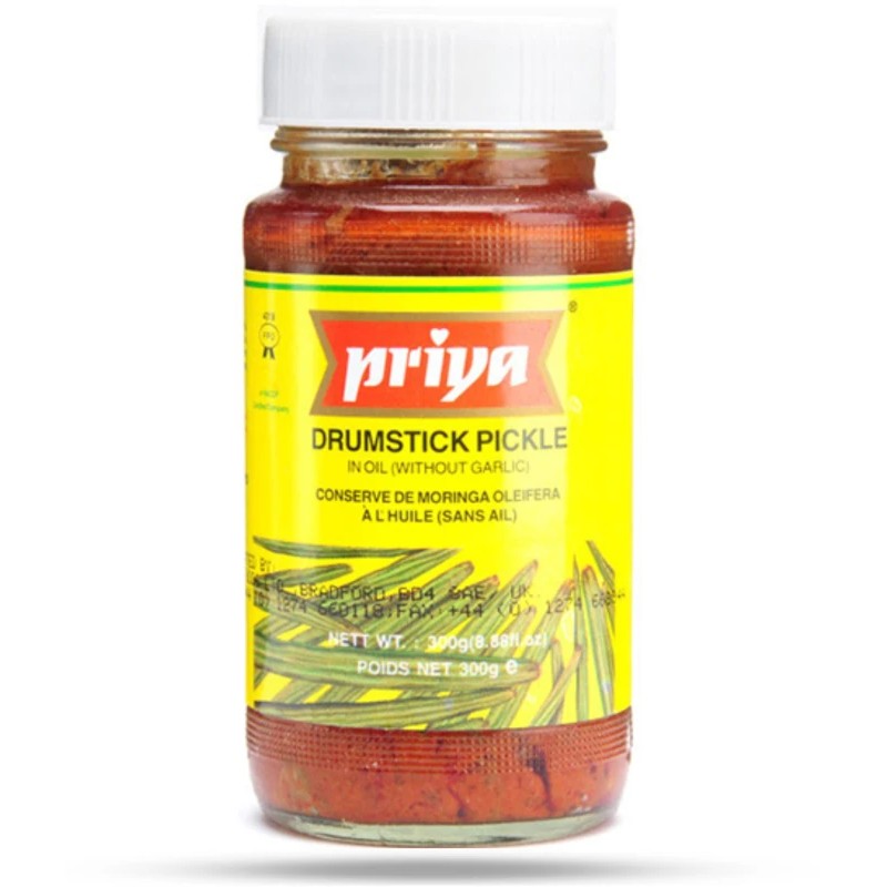 Priya Drumstick Pickle No Garlic 300 GM