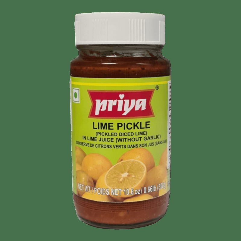 PRIYA LIME PICKLE WITHOUT GARLIC 300 GM