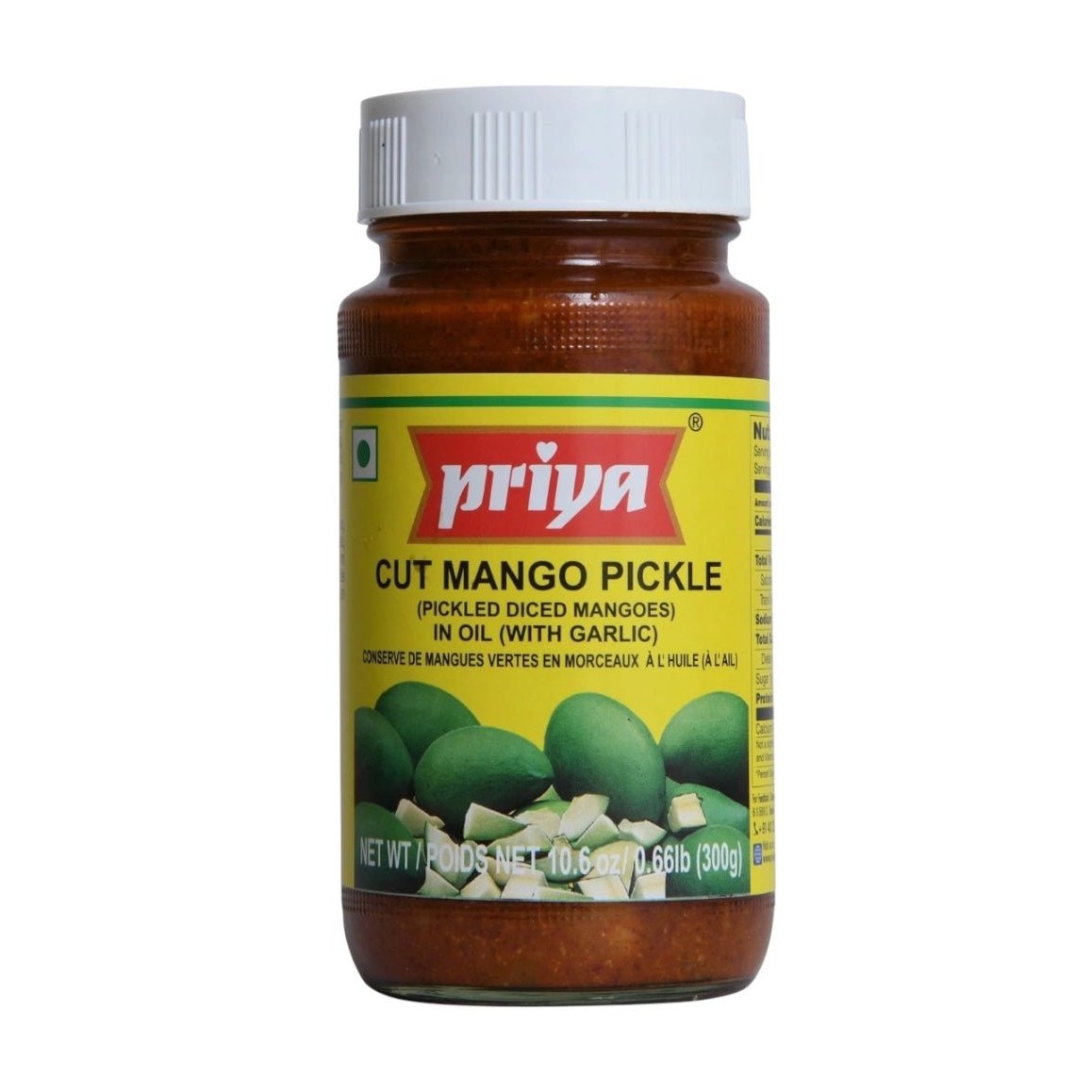 Priya Mango Pickle With Garlic 300 GM