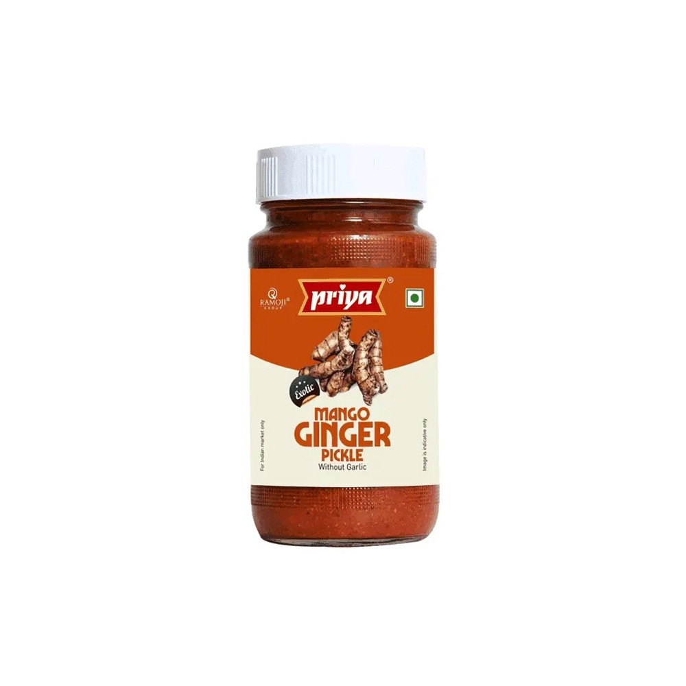 Priya Mango Ginger Pickle Without Garlic 300 GM