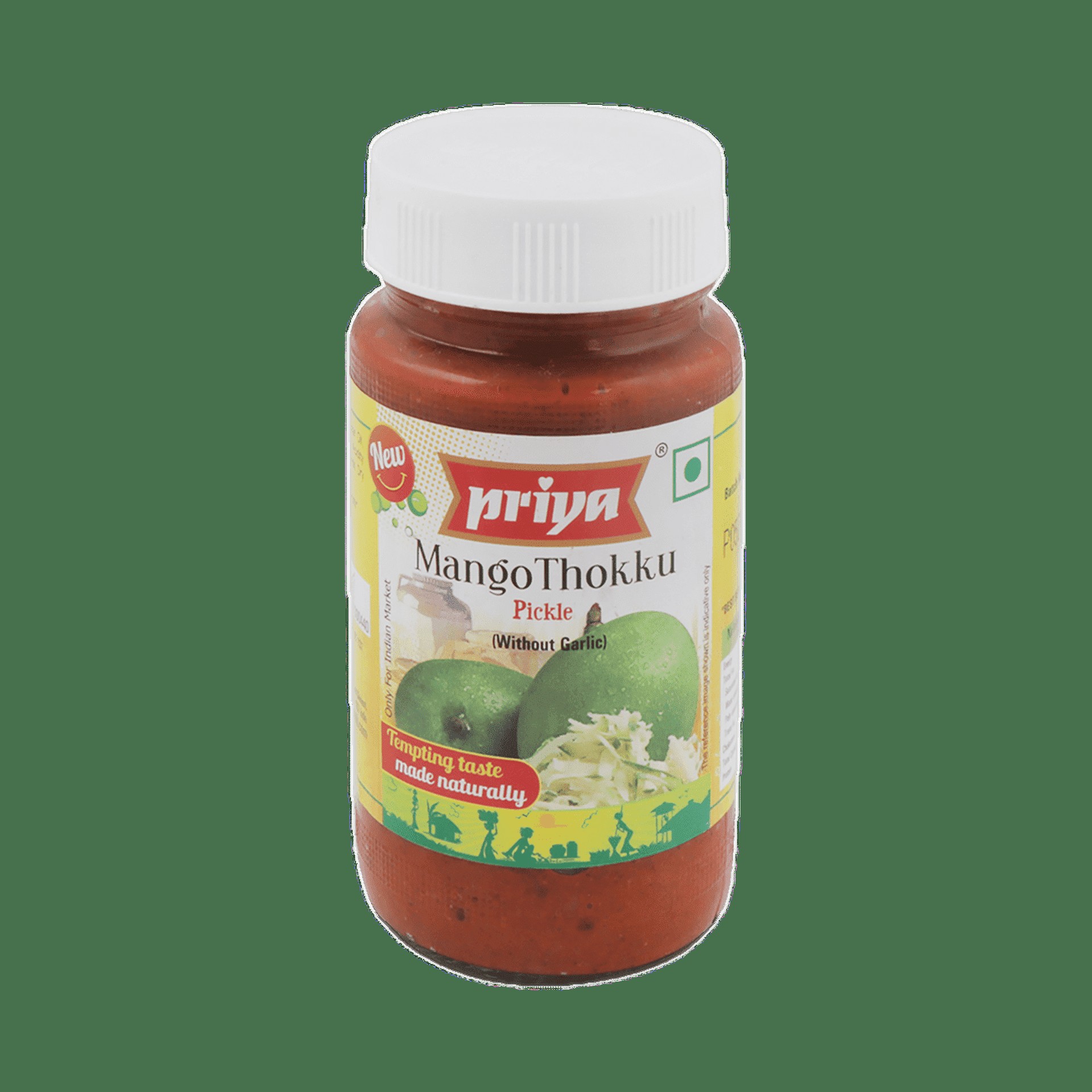 PRIYA MANGO THOKKU PICKLE WO GARLIC 300 GM