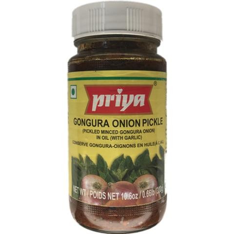PRIYA GONGURA ONION PICKEL WITH GARLIC 300 GM