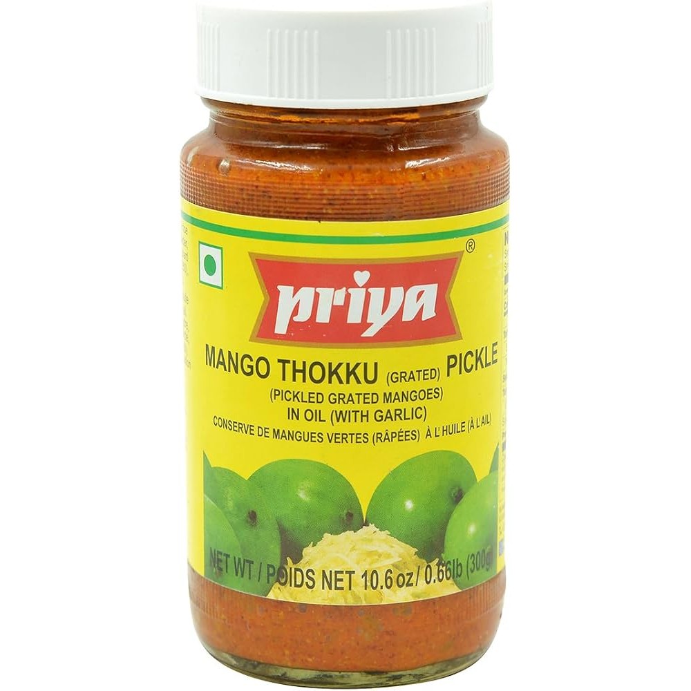 PRIYA MANGO THOKKU PICKLE WITH GARLIC  300 GM