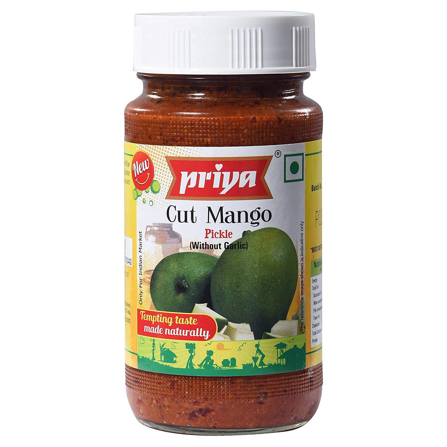 PRIYA MANGO PICKLE WITHOUT GARLIC 1 KG