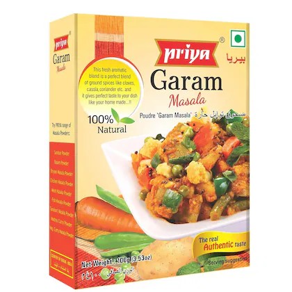PRIYA GARAM MASALA POWDER 100 GM