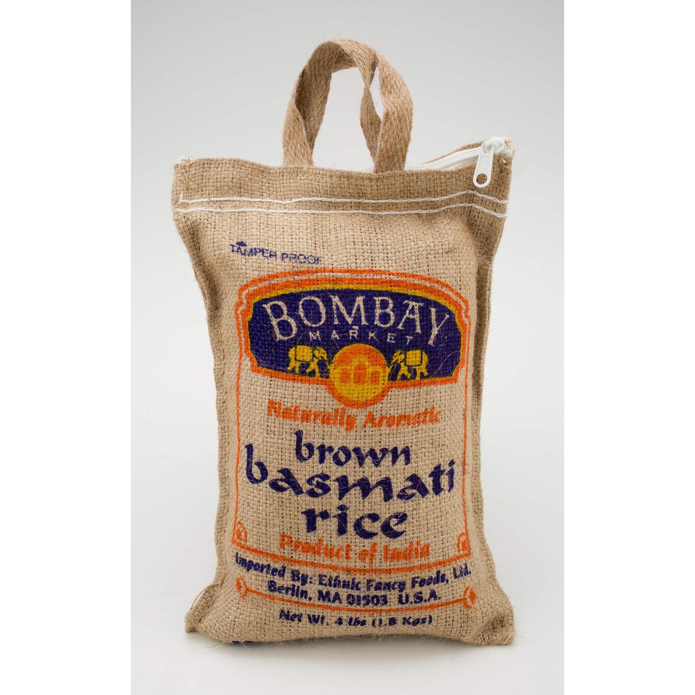 BOMBAY BROWN BASMATI RICE 4 LBS