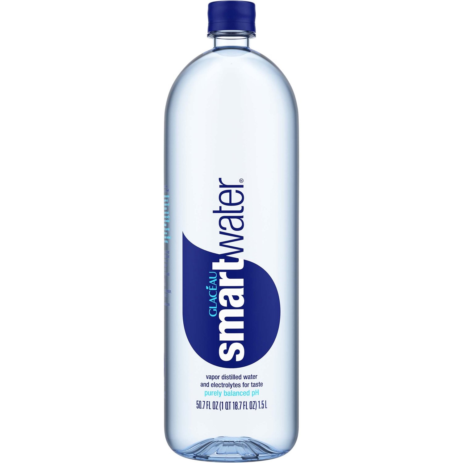 Glaceau Smartwater Vapor Distilled Water With Electrolytes 1.5 LTR