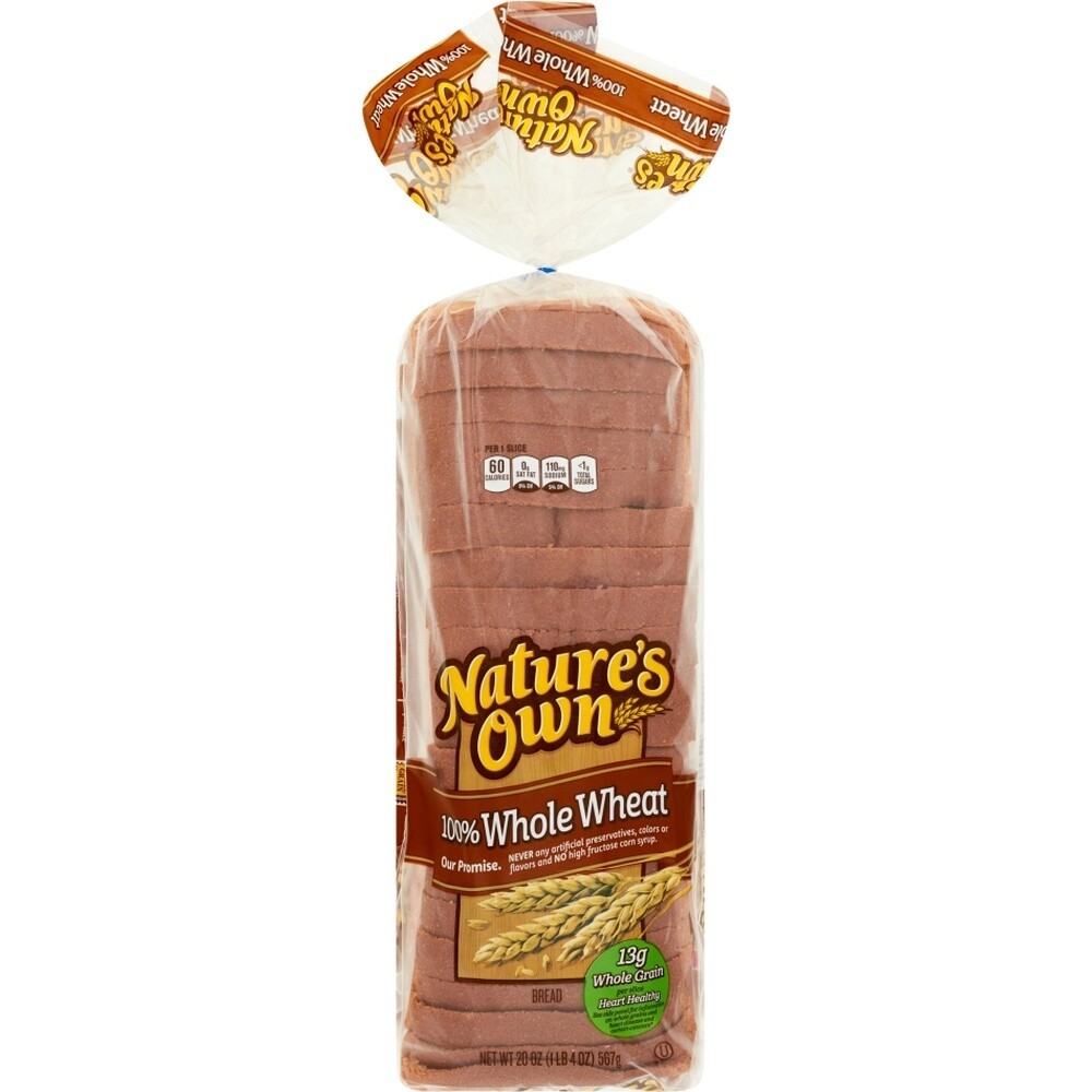 NH WHOLE 100 % WHOLE WEAT 4 OZ