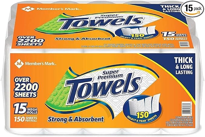 Members Mark Super Premium Towels 15 PCS