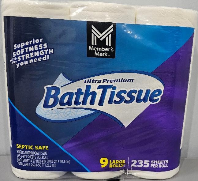 Members Mark Ultra Premium Bath Tissue 9 PACK