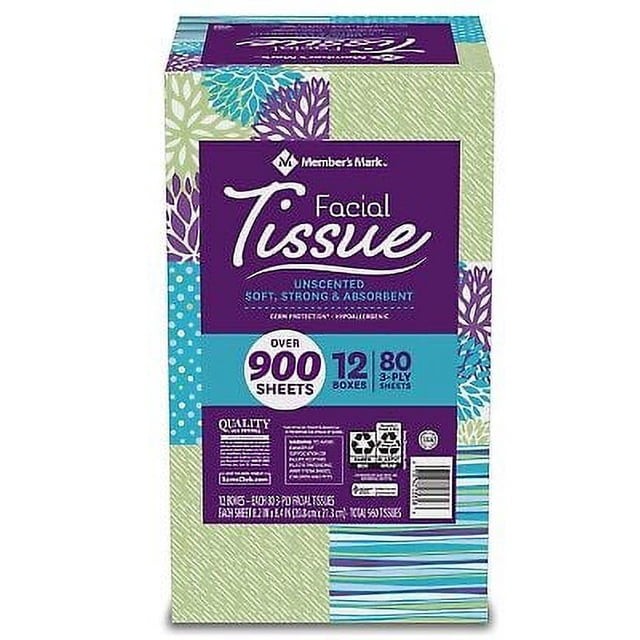 Members Mark Faial Tissue  82 PCS