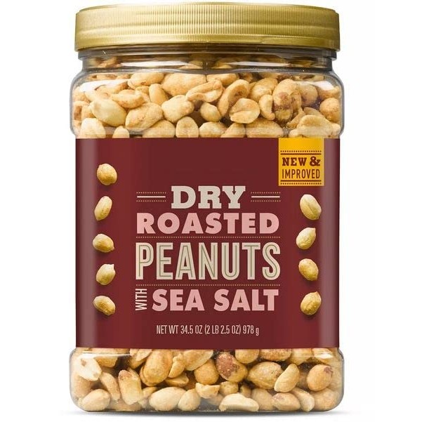 Members Mark Dry Roasted Peanuts With Sea Salt 2 LBS
