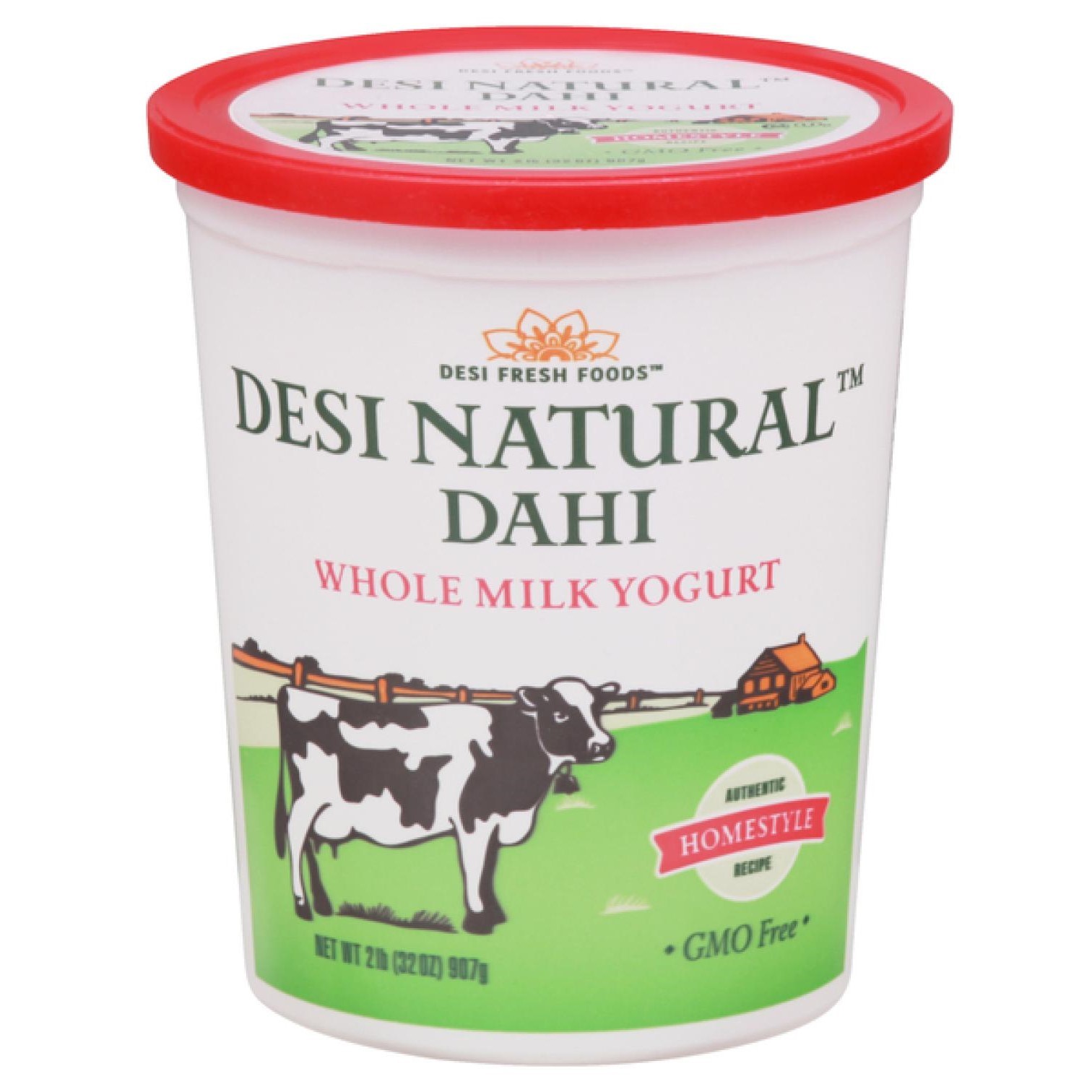 DESI YOGURT WHOLE MILK 2 LBS