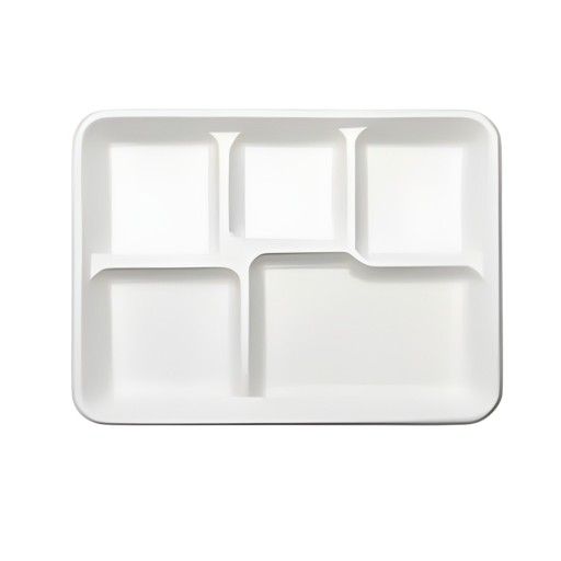 BIODEGRADABLE 5 COMP TRAY 50 PACK